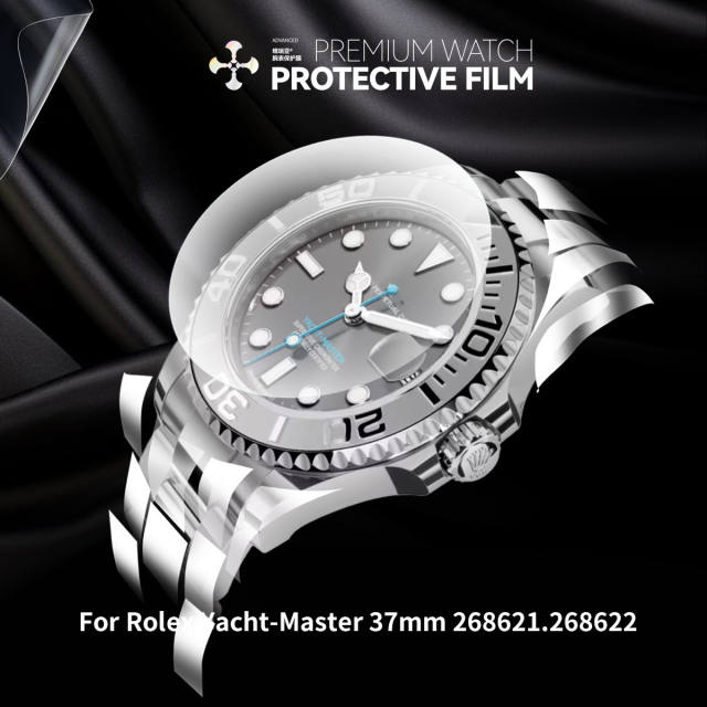 维瑞亚S级双色TPU手表保护膜适用劳力士游艇37mm 268621.268622