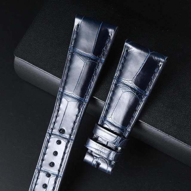 维瑞亚美洲鳄鱼皮表带适用于百达翡丽5370 复杂功能计时