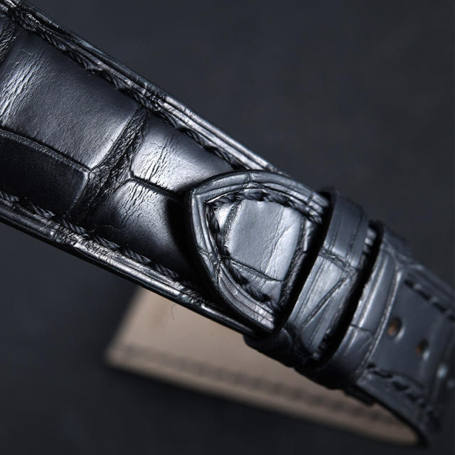 维瑞亚美洲鳄鱼皮表带适用于百达翡丽5370 复杂功能计时