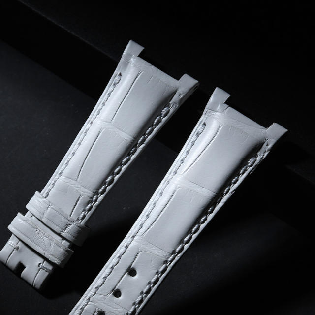 维瑞亚美洲鳄鱼皮表带适用于百达翡丽7010R