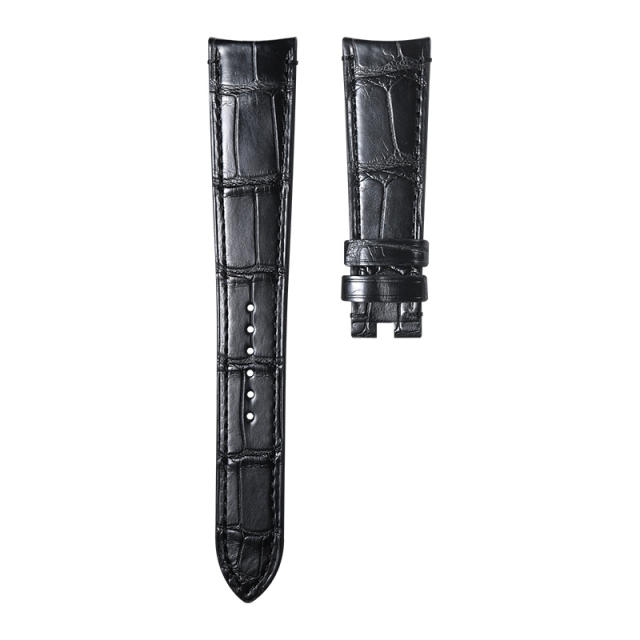 维瑞亚美洲鳄鱼皮表带适用于劳力士1908 39mm