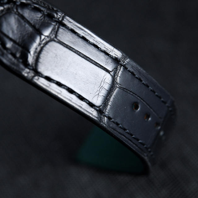 维瑞亚美洲鳄鱼皮表带适用于劳力士1908 39mm