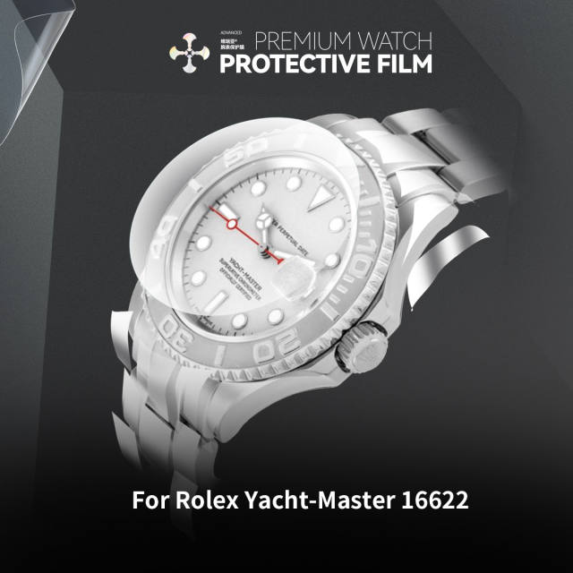 维瑞亚S级双色TPU手表保护膜适用劳力士老款游艇16622