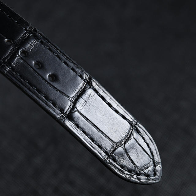 维瑞亚美洲鳄鱼皮表带适用于劳力士1908 39mm