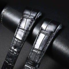 维瑞亚美洲鳄鱼皮表带适用于FM法穆兰V35