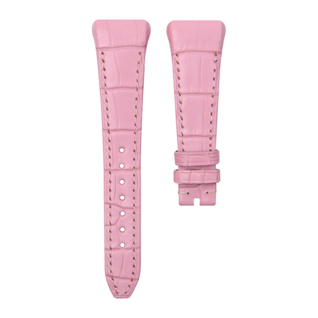 维瑞亚美洲鳄鱼皮表带适用于FM法穆兰V35