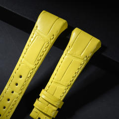 维瑞亚美洲鳄鱼皮表带适用于FM法穆兰V35