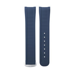 维瑞亚橡胶表带适用于欧米茄新海马300(日历6点位)折叠扣款