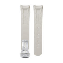 维瑞亚橡胶表带适用于欧米茄新海马300(日历6点位)折叠扣款