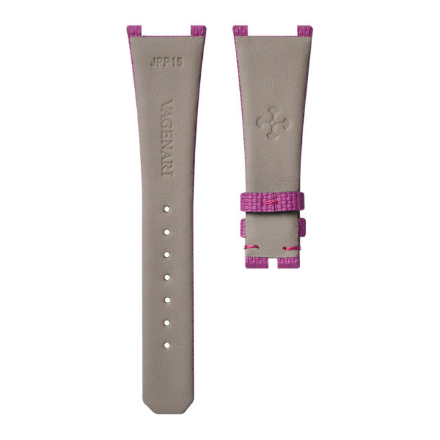 维瑞亚仿真编织纹 皮间胶表带适用于百达翡丽7010R