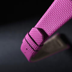 维瑞亚仿真编织纹 皮间胶表带适用于百达翡丽7010R