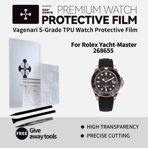维瑞亚S级双色TPU手表保护膜适用劳力士游艇268655
