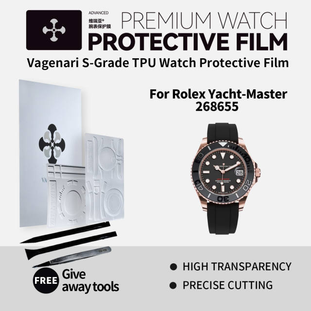 维瑞亚S级双色TPU手表保护膜适用劳力士游艇268655