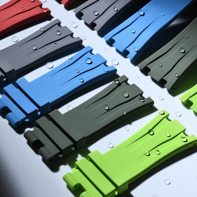 维瑞亚橡胶表带适用于皇家橡树离岸计时系列 44mm