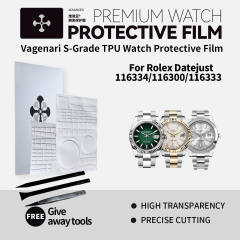 维瑞亚S级双色TPU手表保护膜适用劳力士日志116334/116300/116333