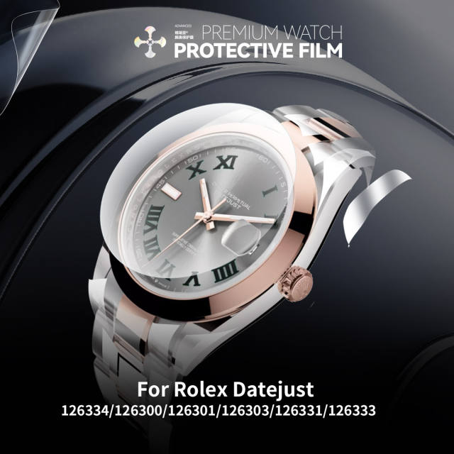 维瑞亚S级双色TPU手表保护膜适用劳力士日志116334/116300/116333