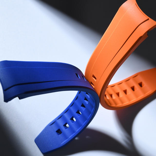 【适用双排字】维瑞亚橡胶表带适用于OMEGA海马300复古41mm系列