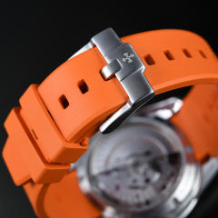 【适用双排字】维瑞亚橡胶表带适用于OMEGA海马300复古41mm系列