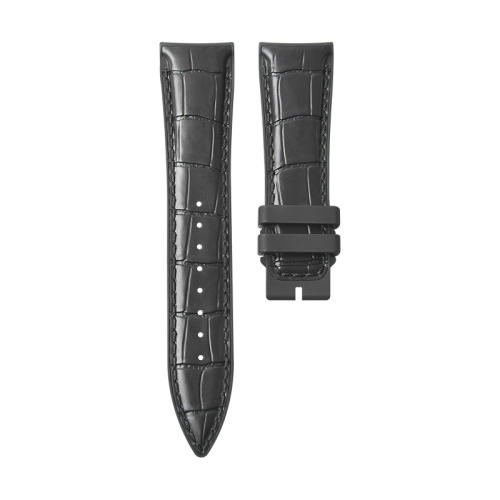 【仿鳄鱼皮纹】维瑞亚VAGENARI橡胶表带适用于积家大师39mm
