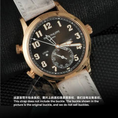 维瑞亚美洲鳄鱼皮表带适用于百达翡丽5524 手工制作