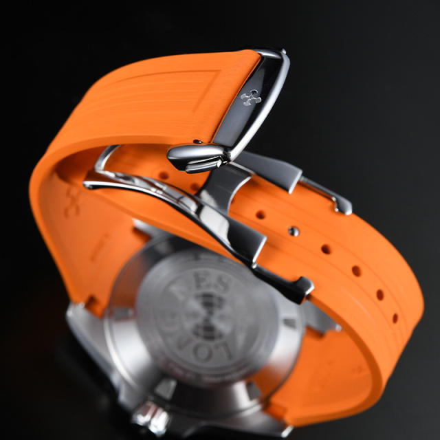 维瑞亚橡胶表带适用于浪琴康卡斯GMT 41mm