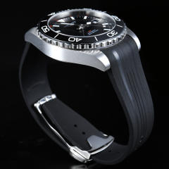 维瑞亚橡胶表带适用于浪琴康卡斯GMT 41mm