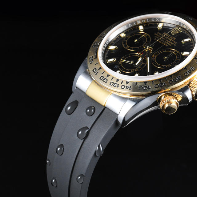 【升级款减震胶带】 维瑞亚橡胶表带适用于劳力士游艇 40mm 116655.126655.116695