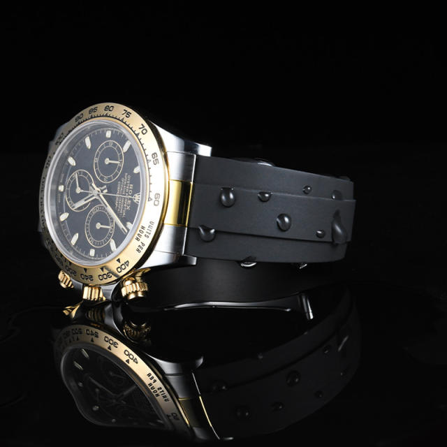【升级款减震胶带】 维瑞亚橡胶表带适用于劳力士游艇 40mm 116655.126655.116695