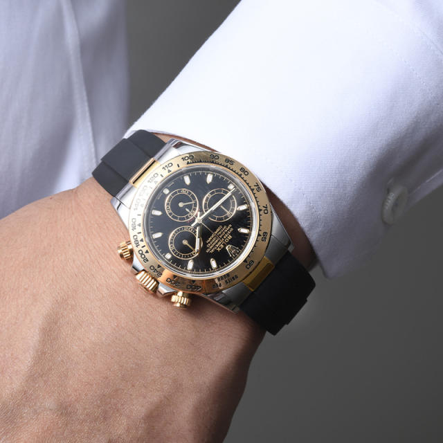 【升级款减震胶带】 维瑞亚橡胶表带适用于劳力士游艇 40mm 116655.126655.116695