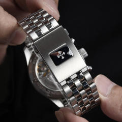 维瑞亚不锈钢表带 一键快拆 适用于万国飞行员计时41mm