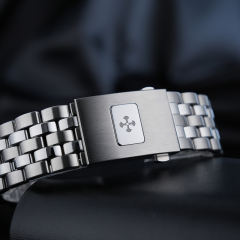 维瑞亚不锈钢表带 一键快拆 适用于万国飞行员计时41mm