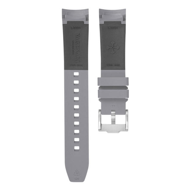 维瑞亚橡胶表带适用于浪琴康卡斯39mm
