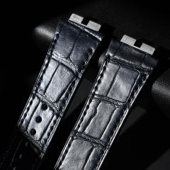 VAGENARI维瑞亚鳄鱼皮表带适用于宇舶刺青二代45mm418