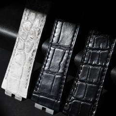 VAGENARI维瑞亚鳄鱼皮表带适用于宇舶刺青二代45mm418