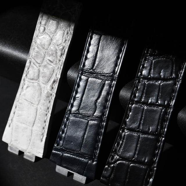VAGENARI维瑞亚鳄鱼皮表带适用于宇舶刺青二代45mm418