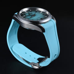 维瑞亚橡胶表带适用于OMEGA海马150M 38mm