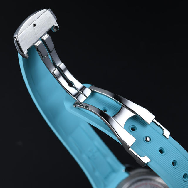 维瑞亚橡胶表带适用于OMEGA海马150M 38mm