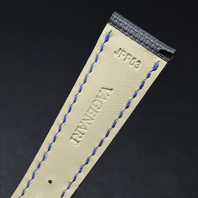维瑞亚仿真编织纹路 皮间胶表带适用百达翡丽5296