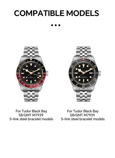 维瑞亚S级手表保护膜适用于帝舵Black Bay 58/GMT M7939 五珠链款
