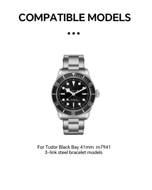 维瑞亚S级手表保护膜适用于帝舵Black Bay 41mm  m7941三板带款