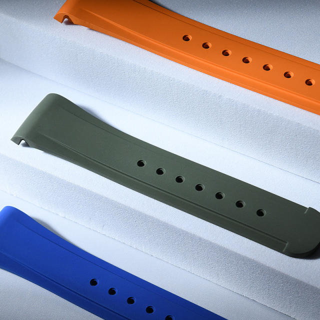 维瑞亚橡胶表带适用于浪琴三代康卡斯42mm