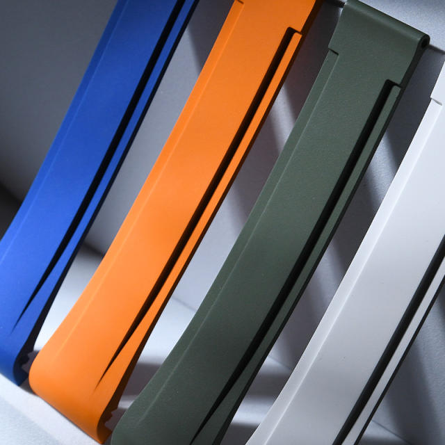 维瑞亚橡胶表带适用于浪琴三代康卡斯42mm