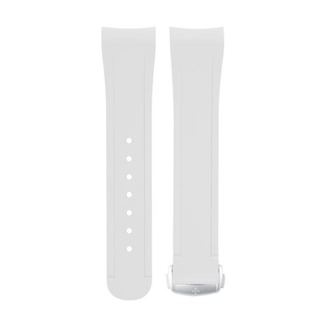 维瑞亚橡胶表带适用于浪琴三代康卡斯42mm