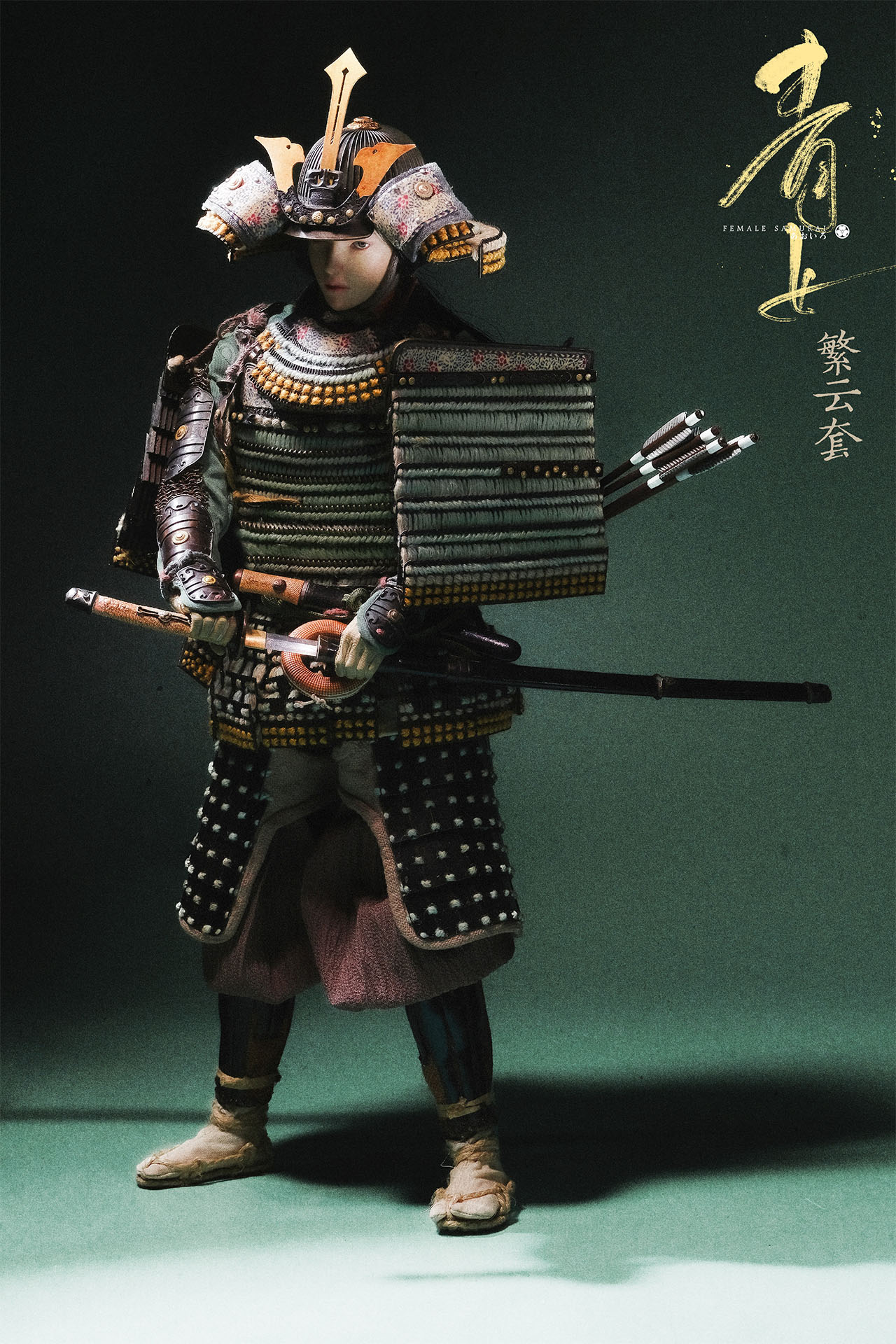 POP COSTUME X JPT design 1/6 handmade Japanese armor [Green Girl] - Fan-yun edition #JPT-002
