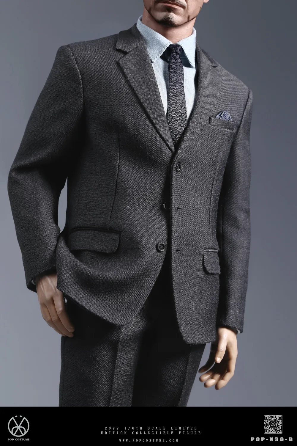POP COSTUME 1/6 Men's couture suit Case POP-X36B