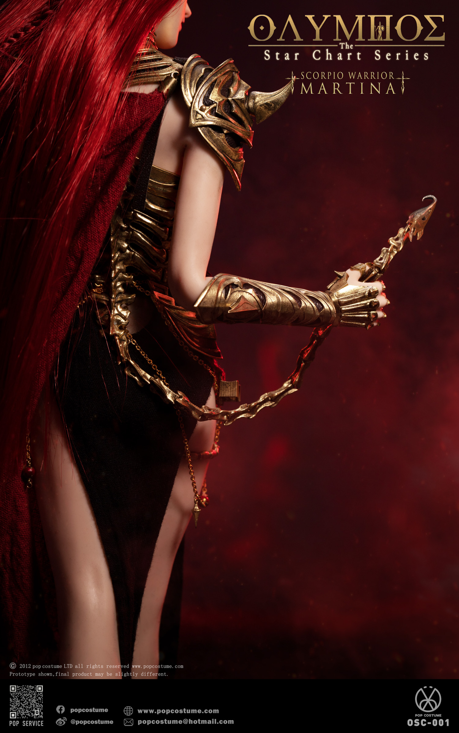 POP COSTUME 1/6 O lympus-The Star Chart Series OSC-001 Scorpion