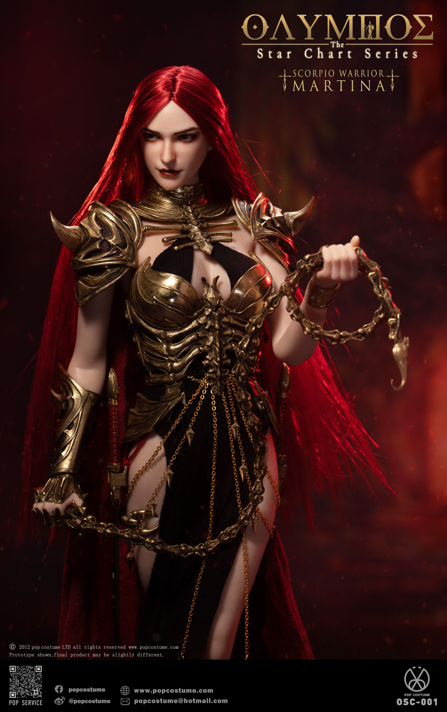 POP COSTUME 1/6 O lympus-The Star Chart Series OSC-001 Scorpion