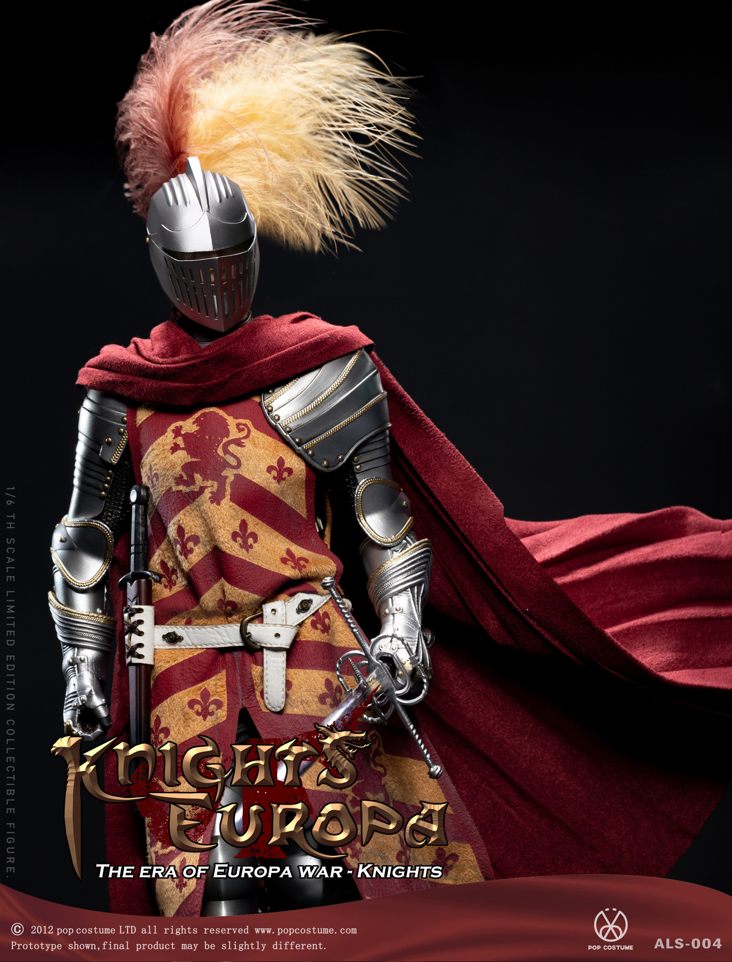 POP COSTUME 1/6 Armor Collection Europa Wars - (90% alloy) Griffin Knight
