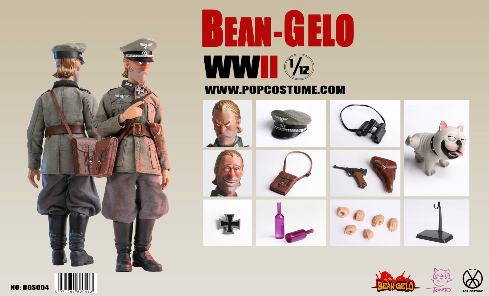 POP COSTUME 1/12 Bean Gelo Series BGS004 Brand