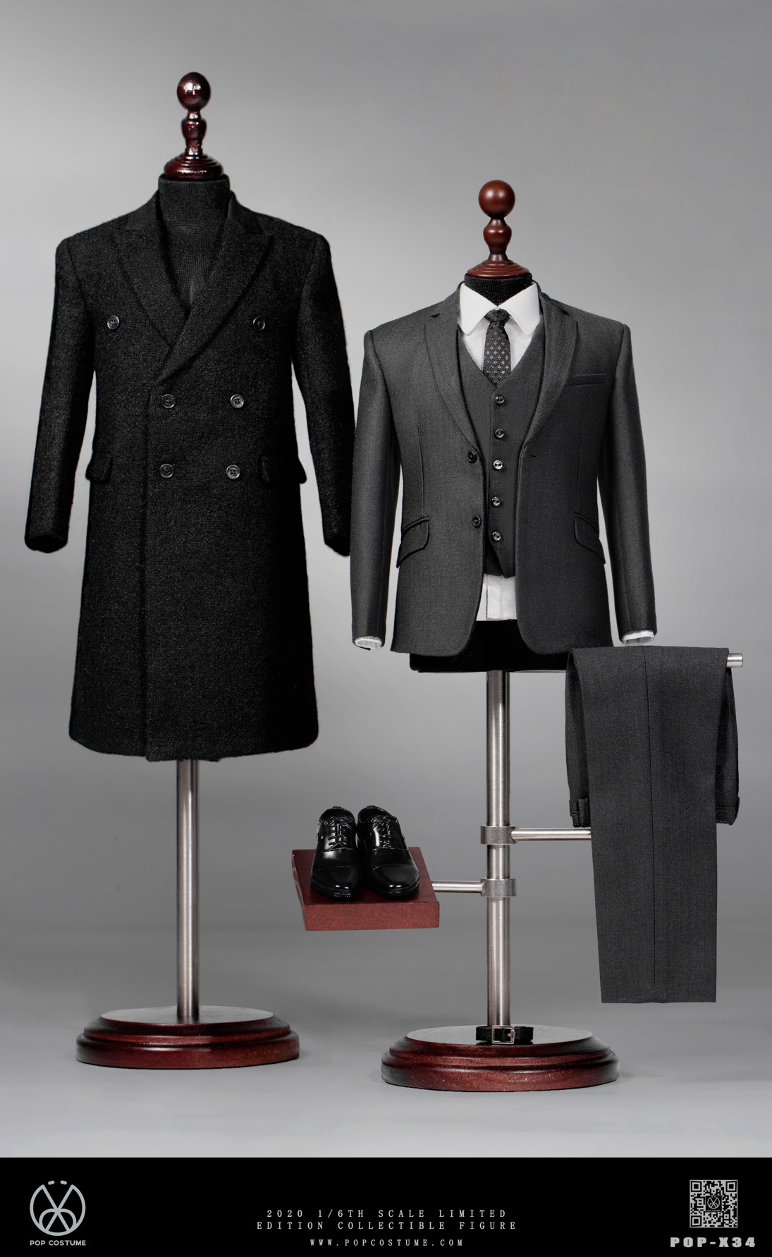 POP COSTUME 1/6X Series POP-X34 Couture Version Rich gentleman Ben Overcoat suit